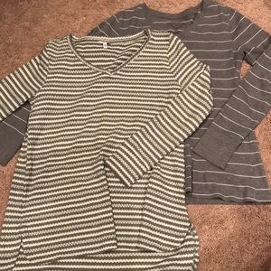 Set of 2 Sonoma long sleeved shirts